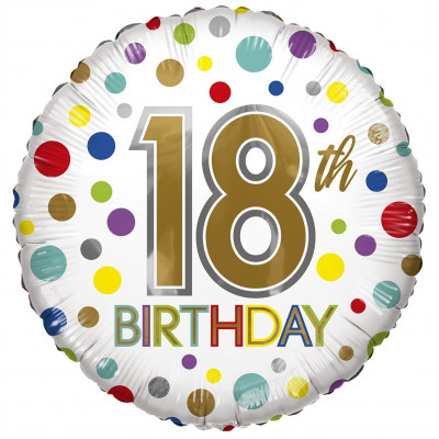 Balon '' 18th birthday '' [1]