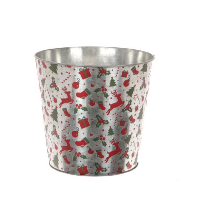 ARTICOLE CRACIUN - Vas zinc Xmas D20