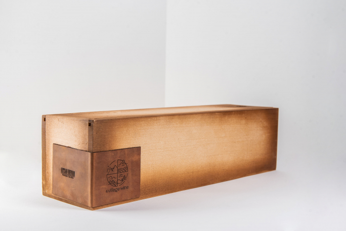 Vin cadou  Alsace Gewurztraminer Grand Cru Eichberg 2016 + cutie lemn, Domaine Zinck | Promotie vinuri cadou [3]