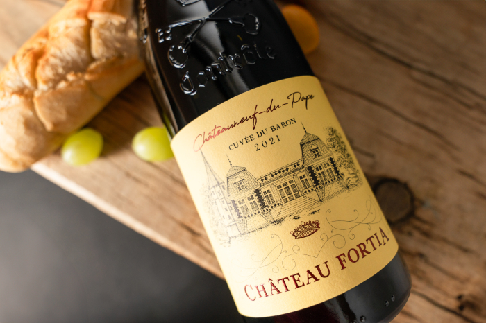 Vin rosu sec Franta,  Châteauneuf-du-Pape rouge 2021 Cuvée du Baron, Chateau Fortia [5]