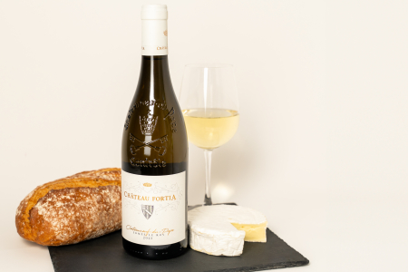 Vin alb sec Franta,  Châteauneuf-du-Pape blanc 2023 Edmée Le Roy, Chateau Fortia [1]