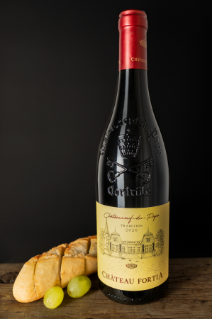 Vin rosu sec Franta, Châteauneuf-du-Pape rouge 2020 Tradition, Chateau Fortia [1]