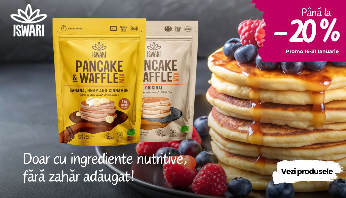 mixuri bio fara gluten pentru clatite si vafe