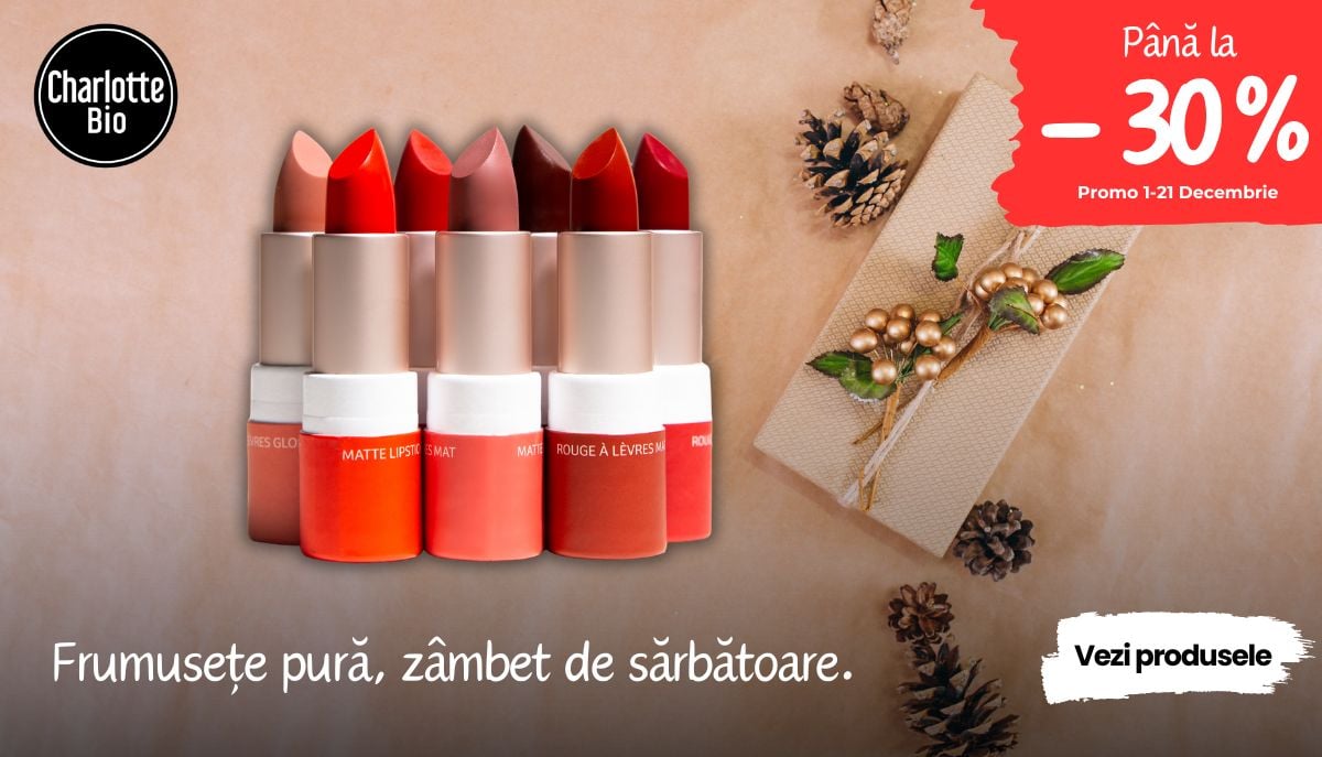 CHARLOTTE BIO - RUJ BIO PENTRU BUZE