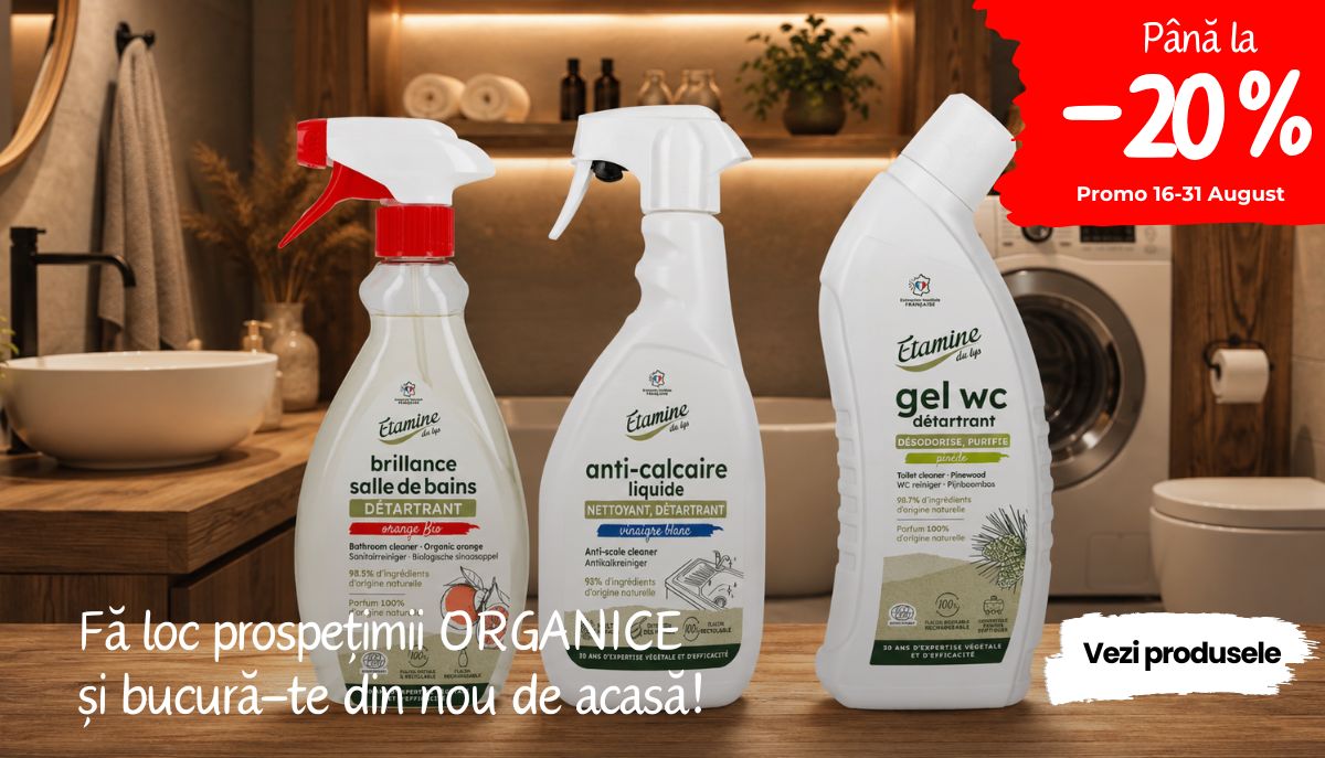 Detergenti bio pentru baie