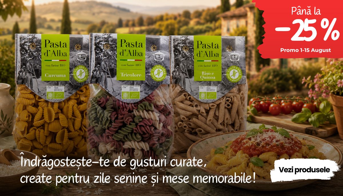 Paste bio fara gluten din orez