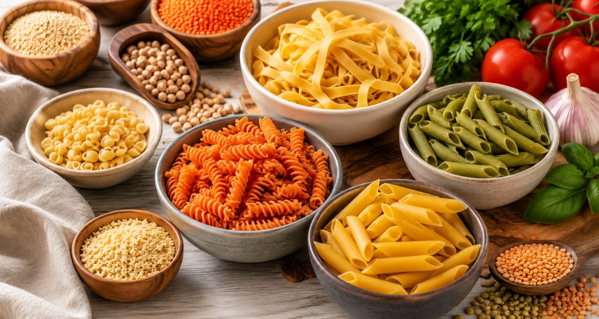 Gust, proteine vegetale si idei delicioase pentru fiecare masa cu paste bio fara gluten