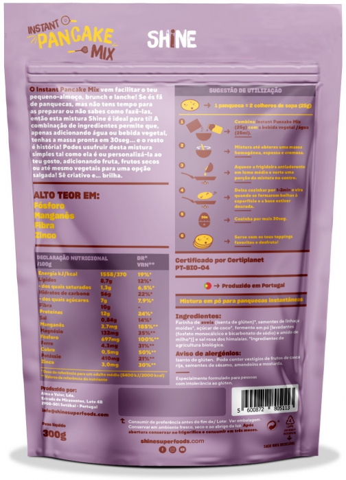 Amestec BIO pentru clatite, original Shine [2]