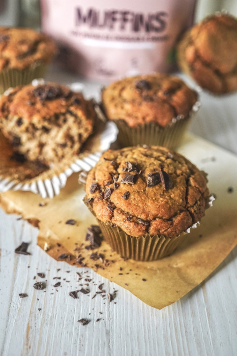 Amestec instant BIO pentru muffins, cu banane si bucati de ciocolata Shine [2]