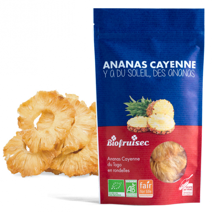 Ananas BIO rondele, selectie Cayenne din Togo Biofruisec [3]