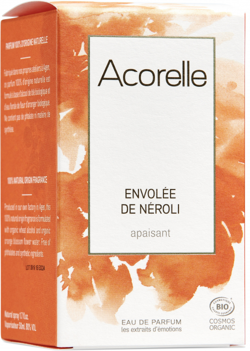 Apa parfum BIO Envolee de Neroli(linistitor), cu uleiuri esentiale calmante de mandarina si petit grain Acorelle [3]