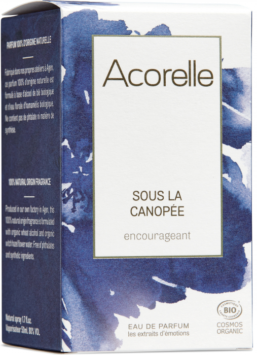 Apa parfum BIO Sous la Canopee(incurajator), cu uleiuri esentiale de bergamota, lamaie, lemn de cedru Acorelle [3]