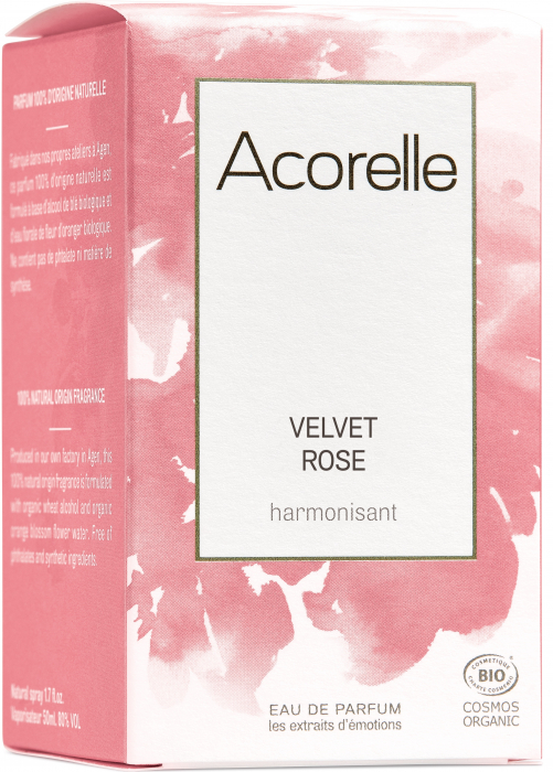 Apa parfum BIO Velvet Rose(armonizant), cu uleiuri esentiale armonizante de trandafir si geranium Acorelle [3]