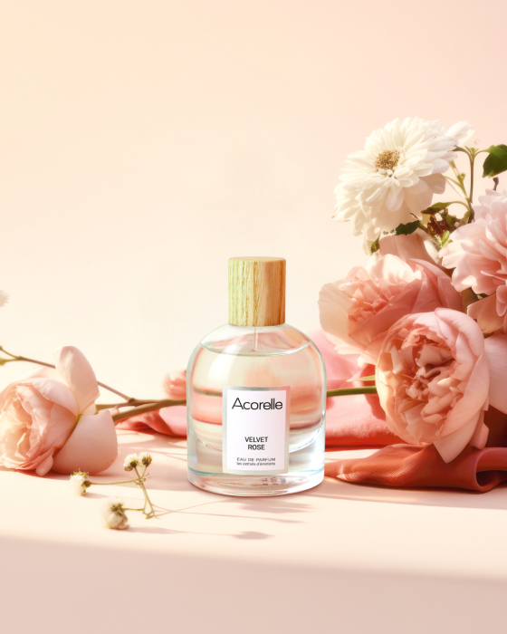 Apa parfum BIO Velvet Rose(armonizant), cu uleiuri esentiale armonizante de trandafir si geranium Acorelle [5]
