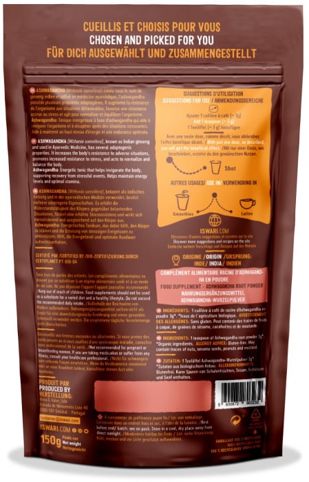 Ashwagandha BIO, sub forma de pulbere Iswari [2]
