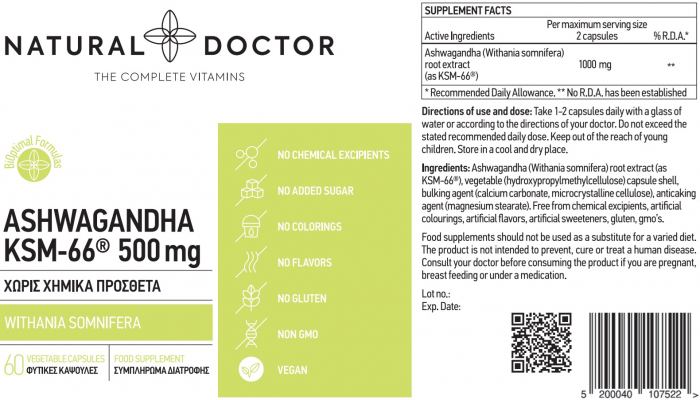 ASHWAGANDHA sprijin pentru echilibru si vitalitate Natural Doctor [2]