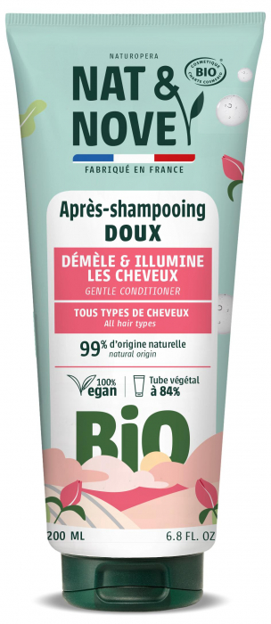Balsam BIO delicat pentru toate tipurile de par, cu extract de galbenele Nat&Nove [1]