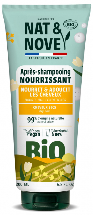 Balsam BIO hranitor pentru par uscat, cu extract de ovaz  Nat&Nove [1]