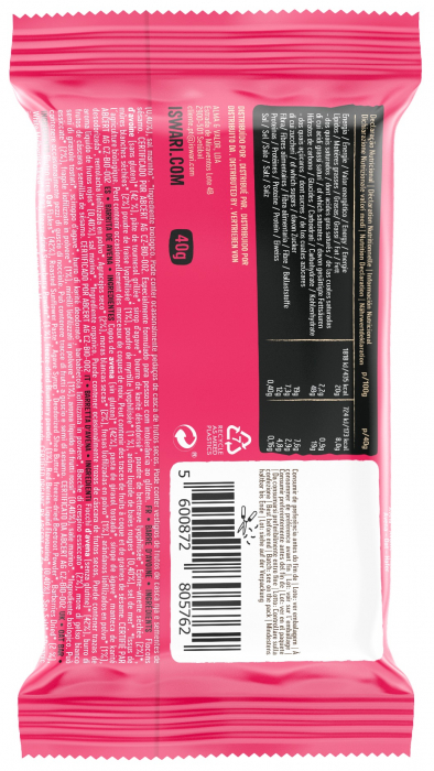 Baton energizant BIO din ovaz, sfecla si fructe de padure Iswari [2]