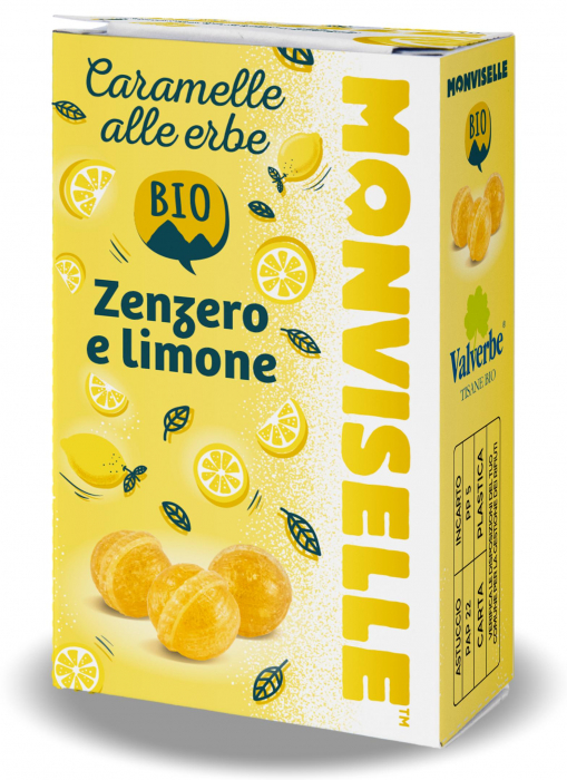 Bomboane din plante BIO cu ghimbir si lamaie de Sicilia Valverbe [1]