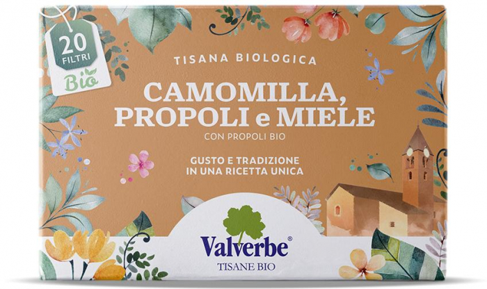 Ceai BIO cu musetel, miere si propolis Valverbe [1]