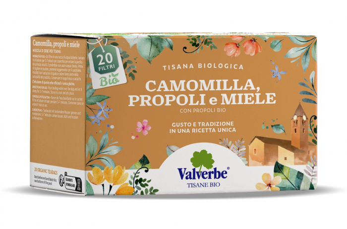 Ceai BIO cu musetel, miere si propolis Valverbe [2]