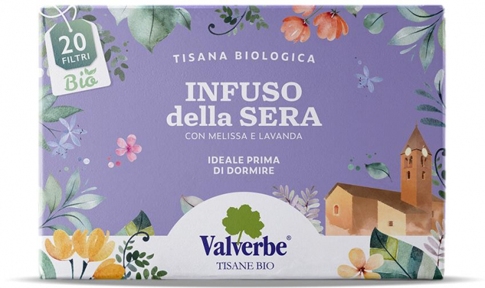 Ceai BIO somn usor, din roinita, busuioc si lavanda Valverbe [1]