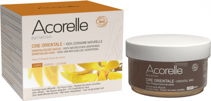 Ceara epilatoare orientala BIO pentru corp, cu zahar din trestie si ylang-ylang Acorelle [2]