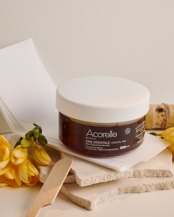 Ceara epilatoare orientala BIO pentru corp, cu zahar din trestie si ylang-ylang Acorelle [4]
