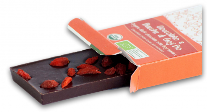 Ciocolata bio cu 74% cacao si fructe goji Tifabene [3]