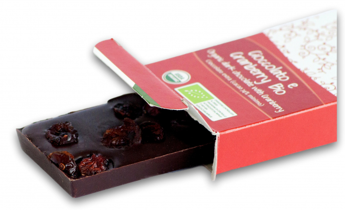 Ciocolata BIO cu 74% cacao si merisor Tifabene [3]