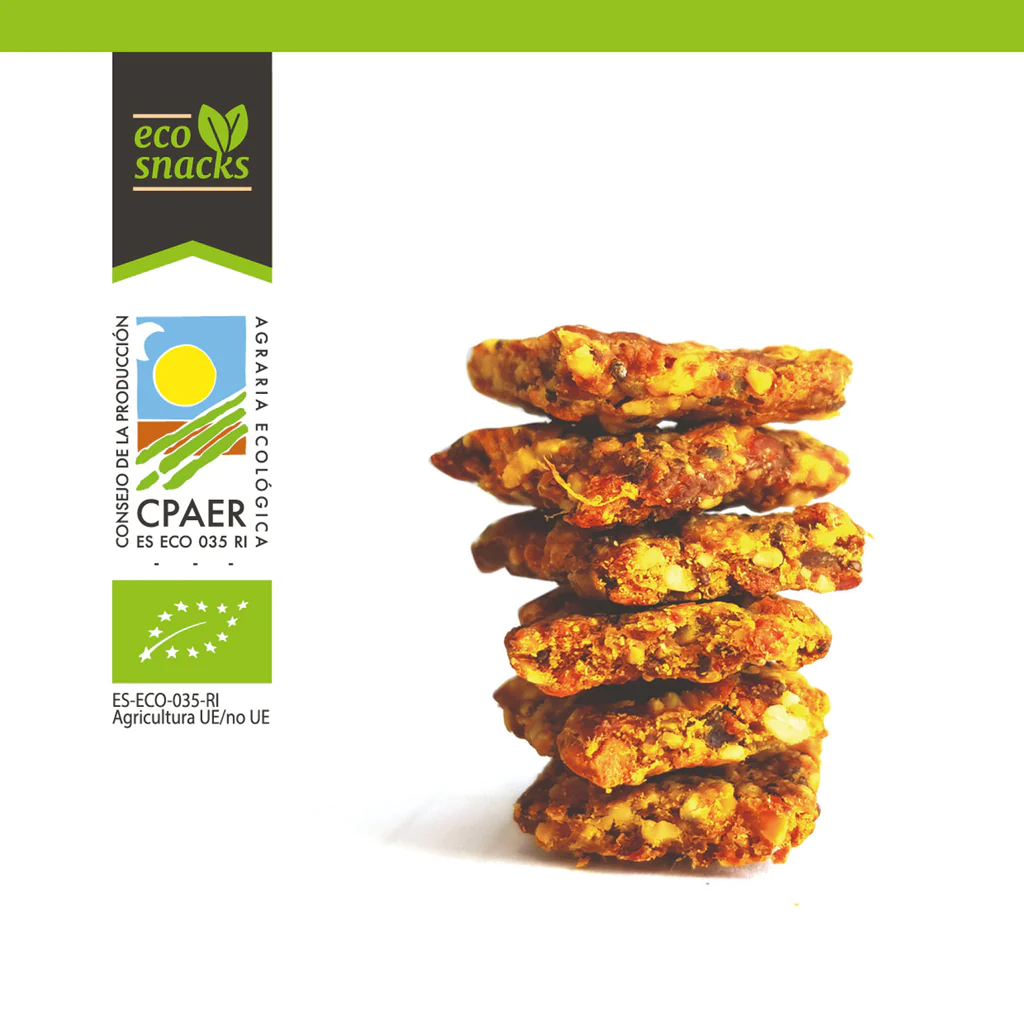 Crackers BIO din carne de porc, fistic, cartofi dulci si curcuma(38% proteine) Cherky [2]