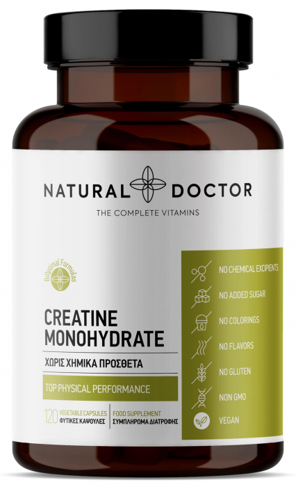CREATINE MONOHYDRATE sustine performanta si energie musculara Natural Doctor [1]