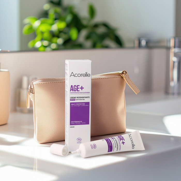 Crema anti-imbatranire BIO protectie solara pentru fata SPF20, filtru mineral 100% natural Acorelle [3]