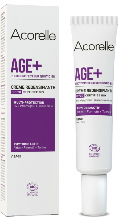 Crema anti-imbatranire BIO protectie solara pentru fata SPF20, filtru mineral 100% natural Acorelle [1]