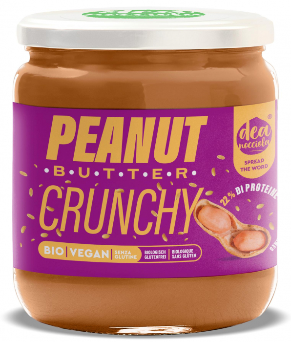 Crema BIO crunchy din arahide prajite Deanocciola [1]