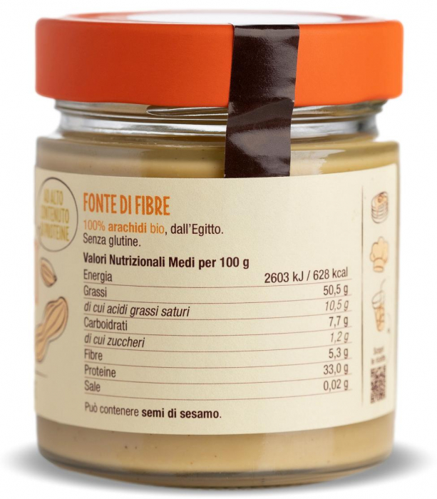 Crema BIO de arahide prajite 100% Damiano [3]