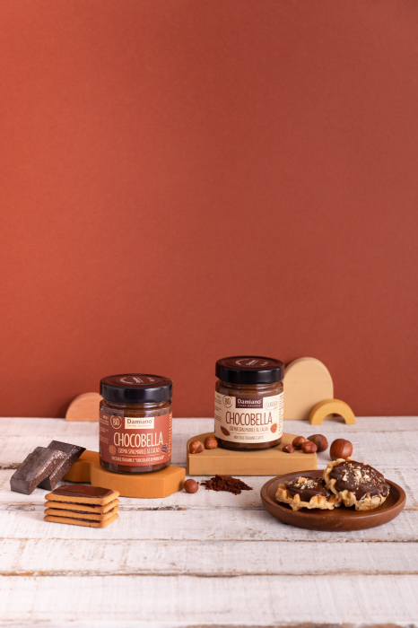 Crema BIO de ciocolata cu lapte si alune de padure Damiano [5]