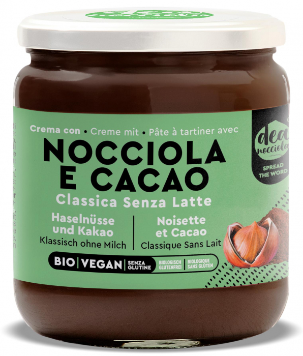 Crema BIO vegana, cu alune de padure si cacao Deanocciola [1]