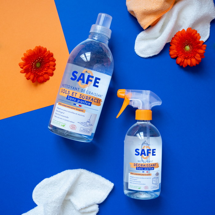 Degresant BIO multisuprafete cu pulverizator, fara parfum, fara alergeni Safe [3]