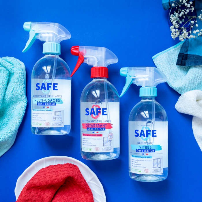 Detergent BIO pentru geamuri cu pulverizator, fara parfum, fara alergeni Safe [3]