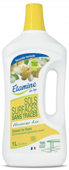 Detergent BIO pentru podele si suprafete, parfum verbina Etamine