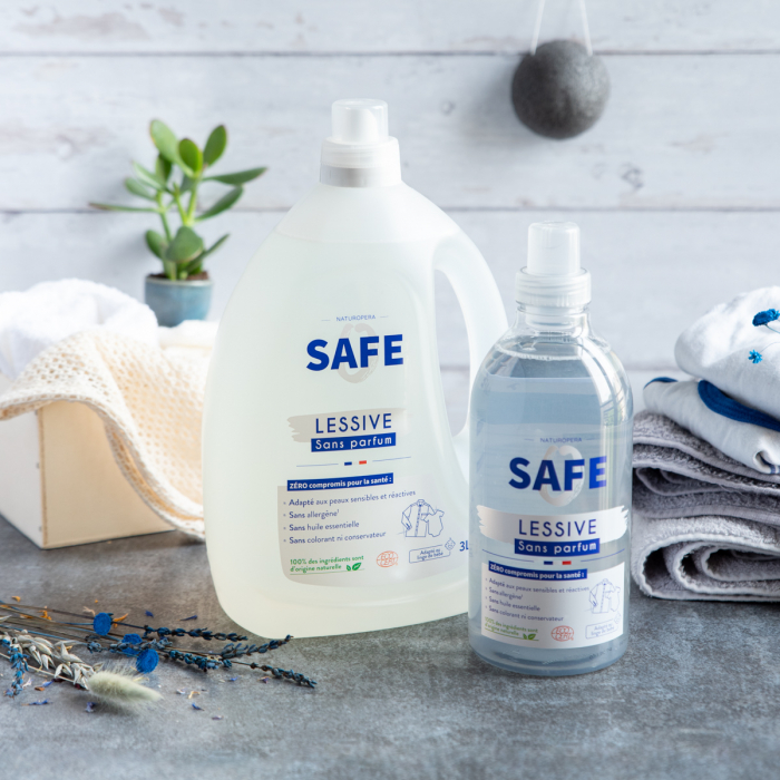 Detergent BIO pentru rufe, fara parfum, fara alergeni(format mare) Safe [4]