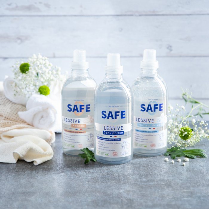 Detergent BIO pentru rufe, parfum migdale, fara alergeni Safe [3]