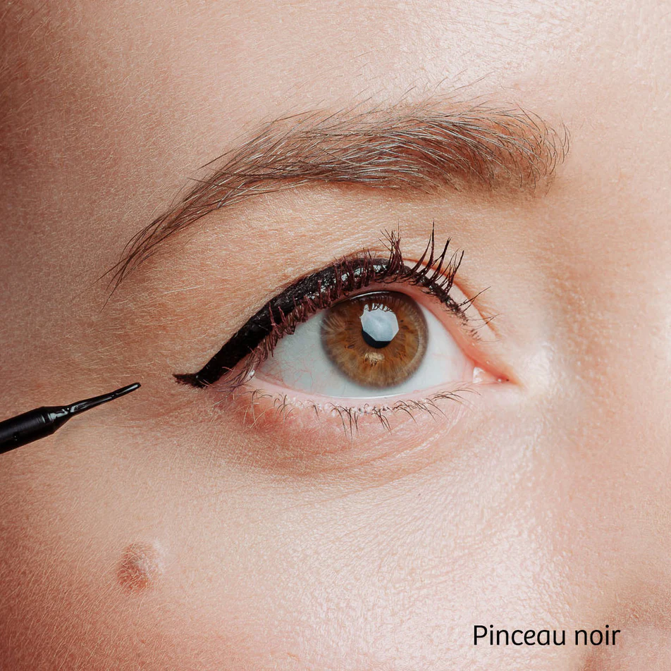 Eyeliner BIO Negru inalta precizie, varf pensula, cu aloe vera si extract magnolie Charlotte Bio [2]