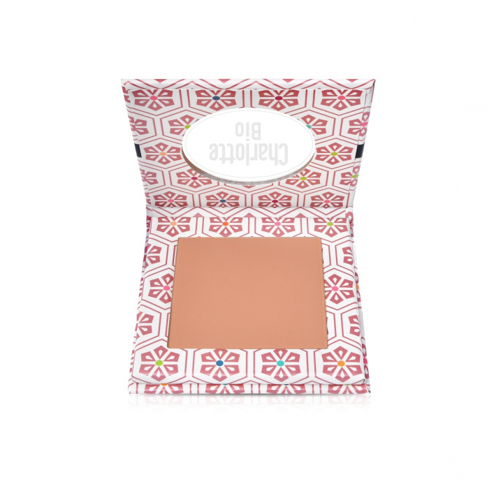 Fard BIO obraz Coral Pink, cu ulei jojoba, magnolie, unt shea si ulei macadamia Charlotte Bio [3]