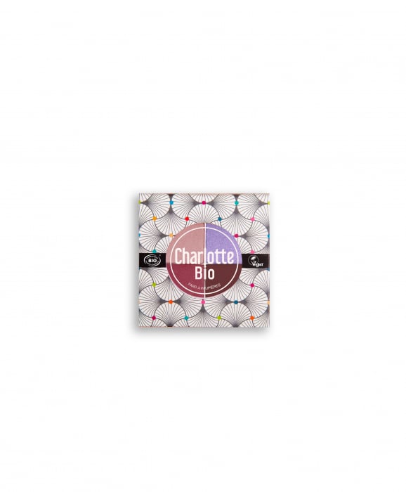 Fard BIO pleoape, paleta 4 culori Luxury, cu acid hialuronic si extract castravete Charlotte Bio [5]