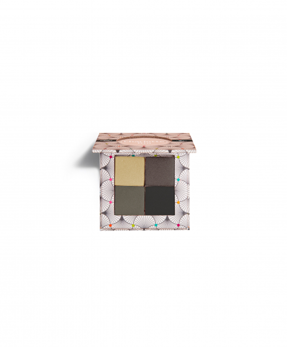 Fard BIO pleoape, paleta 4 culori Smokey, cu acid hialuronic si extract castravete Charlotte Bio [4]