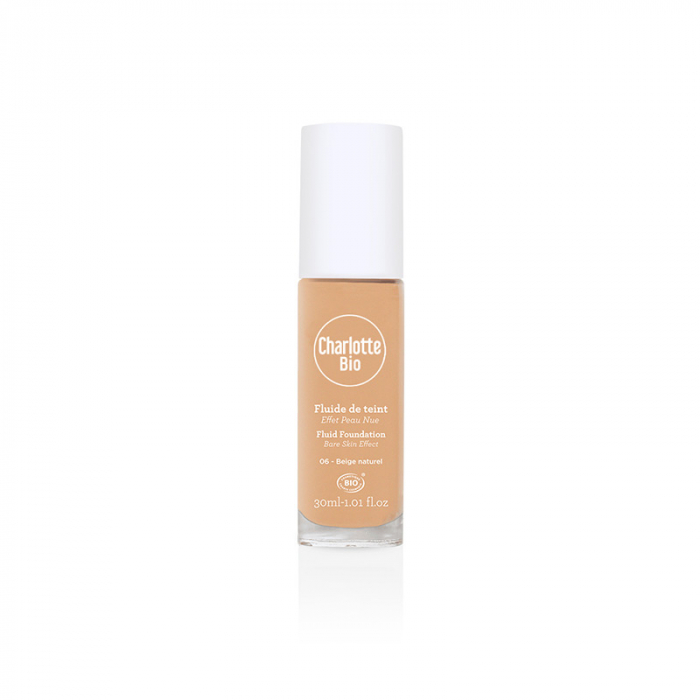 Fond de ten BIO fluid Beige Naturel, cu aloe vera si extract scoarta magnolie Charlotte Bio [5]