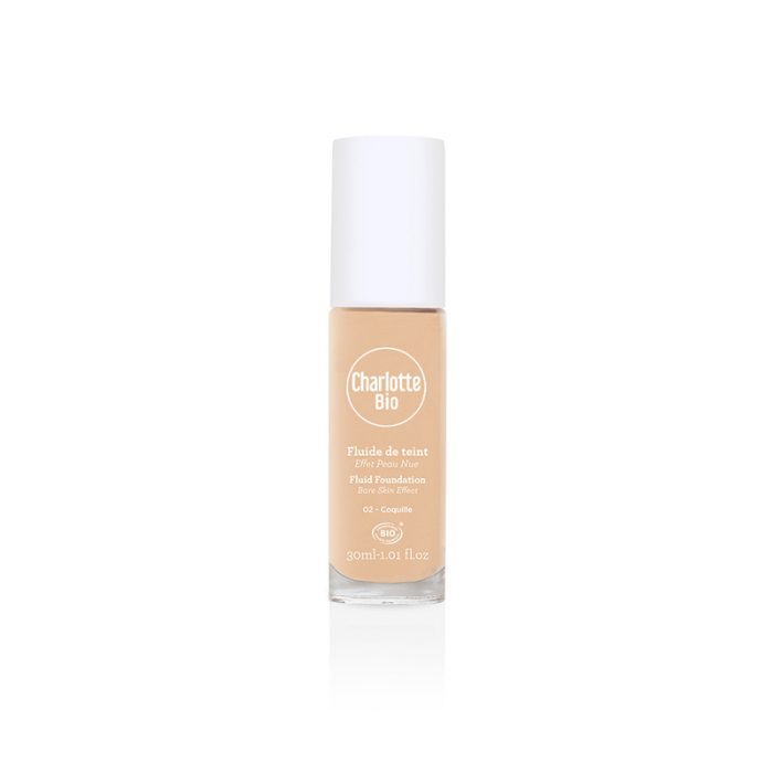 Fond de ten BIO fluid Coquille, cu aloe vera si extract scoarta magnolie Charlotte Bio [6]